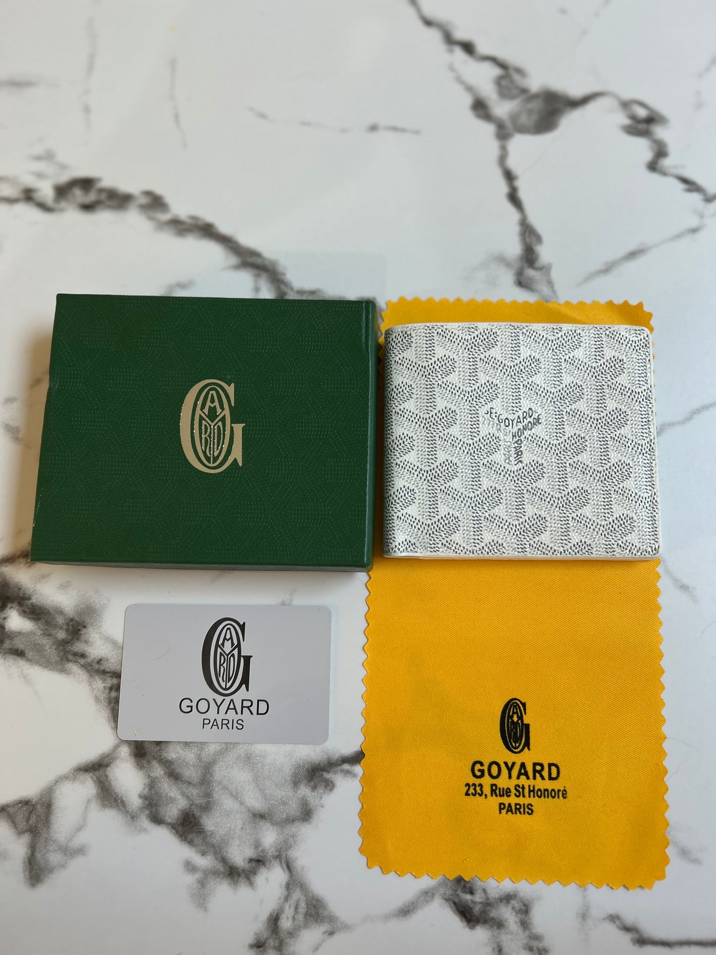 White wallet